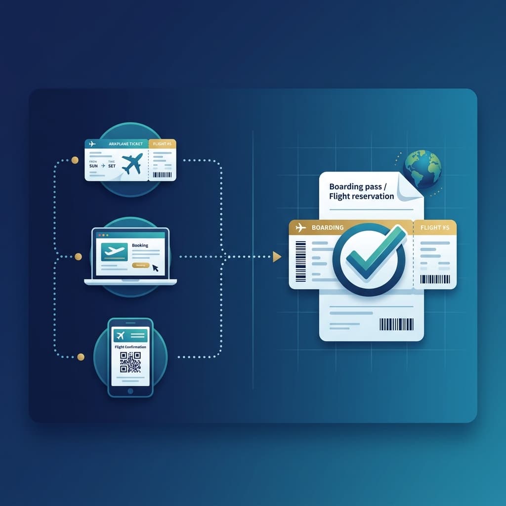 Cómo obtener prueba de viaje de continuación: 7 métodos comparados (2026)